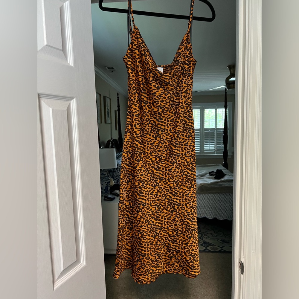 Leopard print dress